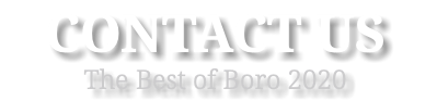 CONTACT US The Best of Boro 2020